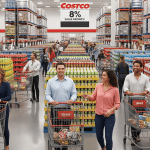 קוסטקו מדווחת על עלייה של 8% במכירות יוני: האם הצמיחה עקבית או זמנית?