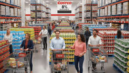 קוסטקו מדווחת על עלייה של 8% במכירות יוני: האם הצמיחה עקבית או זמנית?