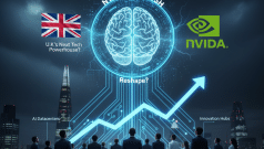 האם הדחיפה של Nvidia בתחום הבינה המלאכותית יכולה להפוך את בריטניה למעצמת טכנולוגיה אירופית הבאה?