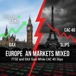 שווקי אירופה ננעלו במגמה מעורבת כאשר ה־FTSE וה־DAX עלו בעוד ה־CAC 40 ירד