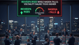 מדד IBOVESPA עולה בעוד הנאסד”ק יורד; מדד התנודתיות מטפס