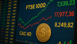 השווקים האירופיים ננעלו במגמה מעורבת כאשר מדד FTSE 100 מוביל את העליות; מדד DAX יורד על רקע חששות כלכליים