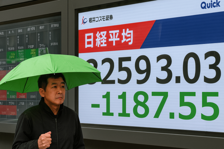 השווקים באסיה צונחים בחדות כאשר המימוש האזורי מעמיק ברחבי המדדים המרכזיים נקודות מפתח