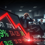 SKN | שווקי ישראל נופלים כאשר המדדים המרכזיים יורדים כמעט ב־2% amid מכירות רחבות