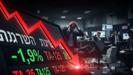 SKN | שווקי ישראל נופלים כאשר המדדים המרכזיים יורדים כמעט ב־2% amid מכירות רחבות