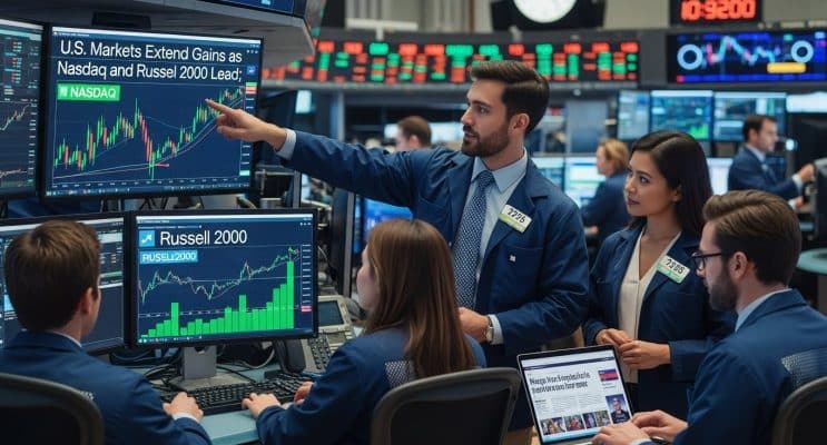 SKN | שווקי ארה”ב מרחיבים את העליות כשהנאסד”ק והראסל 2000 מובילים; הדולר נחלש בעוד התנודתיות נותרת יציבה