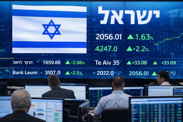 SKN | שווקי ישראל מתאוששים כאשר מניות הביניים והבנקים מובילים התאוששות רחבה