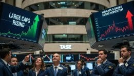 SKN | השווקים בישראל ננעלו במגמה מעורבת: מניות הכבדות עולות אך מניות הביניים והבנקים מאבדות מומנטום