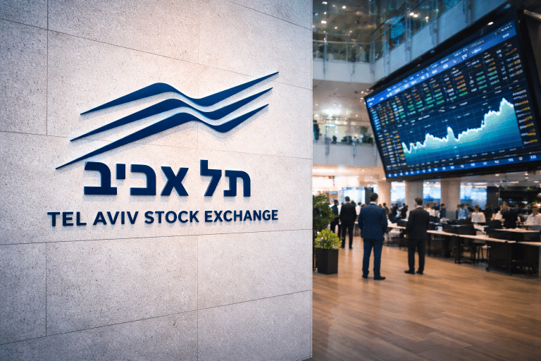 SKN | סיכום מסחר בישראל היום, 23 בפברואר 2026: המניות הגדולות מחזיקות מעמד בעוד מניות הביניים נחלשות ושוק האג”ח מתרכך