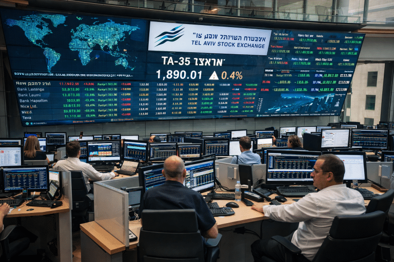 SKN | סיכום שוק ישראל – 4 במרץ 2026: מניות תל אביב מתייצבות לאחר הזינוק האחרון כאשר מניות בינוניות ומניות ערך מובילות