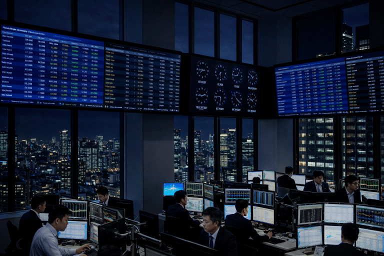 SKN | שווקי אסיה צונחים ב-9 במרץ 2026 כאשר דרום קוריאה יורדת ב-5.96% ויפן נופלת ב-5.20% על רקע מכירה רחבה באזור