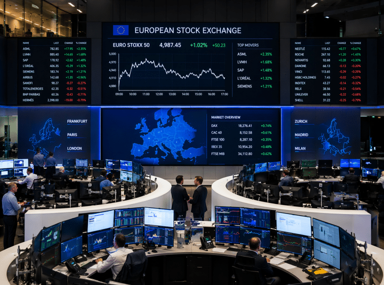 SKN | שווקי אירופה נעצרים כאשר ביצועים מעורבים מאותתים על התקררות המומנטום