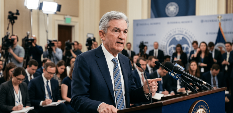 SKN | האם החלטתו של ג’רום פאוול להישאר במועצת הפד תשנה את יציבות הבנק המרכזי לנוכח הלחצים הפוליטיים הגוברים?