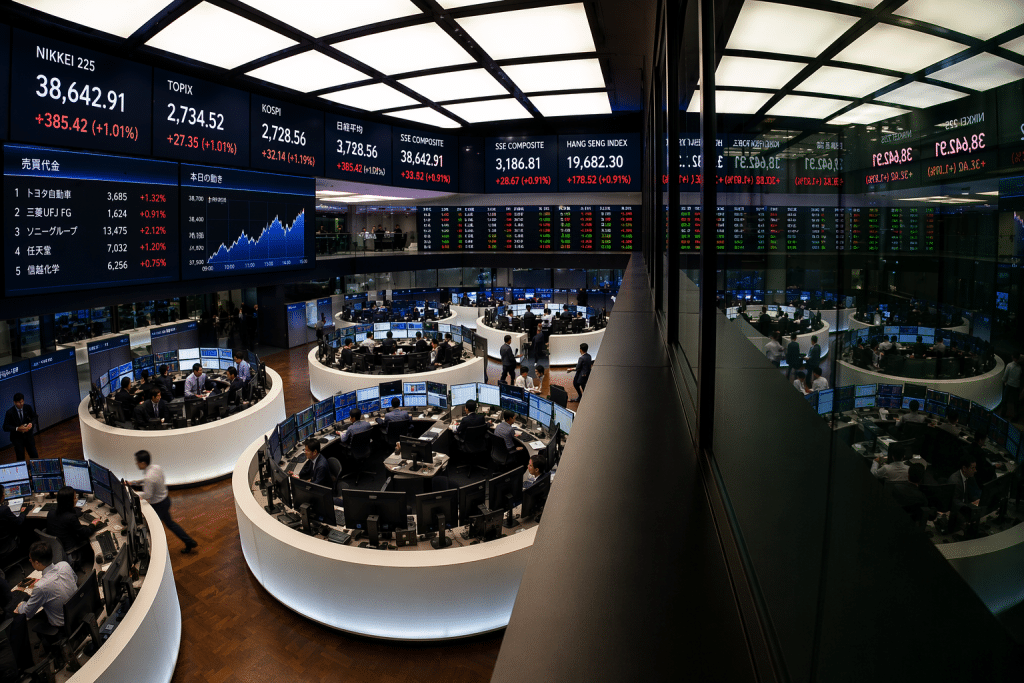 SKN | שווקי אסיה יורדים ב-13 באפריל 2026 כאשר חולשה אזורית חוזרת על רקע מסחר דליל בשל חגים