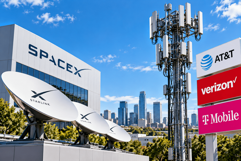 SKN | מהלך הכניסה של SpaceX לתחום הסלולר מפיל את מניות התקשורת בארה”ב על רקע חששות מתחרות גוברת