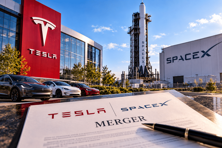 SKN | מיזוג Tesla ו-SpaceX: הוויכוח בוול סטריט מתמקד בתמורה שיקבלו בעלי המניות